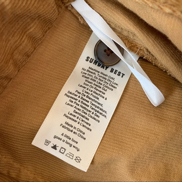 Aritzia Sunday Best Corduroy Cassie Pant - Size 00 - Picture 7 of 10